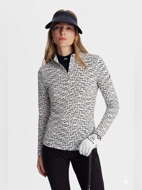 J.Lindeberg Half Zip Golf Mid Layer Top